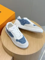 Louis Vuitton LV Stadium Blue Monogram Denim Sneaker