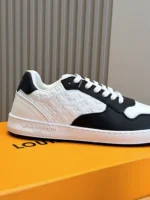 Louis Vuitton LV Stadium White and Black Sneaker