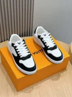 Louis Vuitton LV Stadium White and Black Sneaker