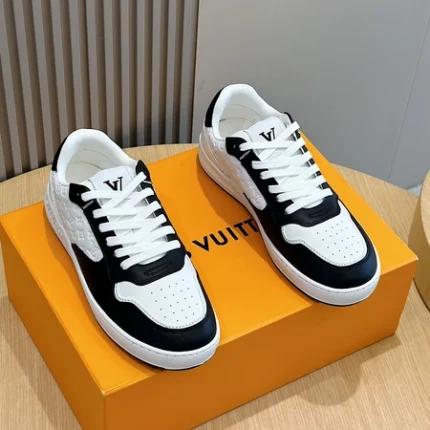 Louis Vuitton LV Stadium White and Black Sneaker