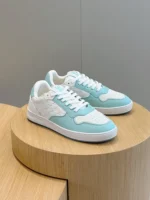 Louis Vuitton LV Stadium White and Vert d'Eau Green Sneaker