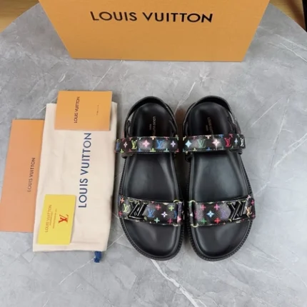 Louis Vuitton LV Sunset Comfort Flat Sandal Black