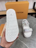 Louis Vuitton LV Sunset Comfort Flat Sandal White