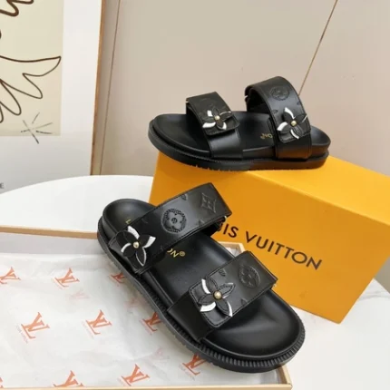 Louis Vuitton LV Sunset Flat Comfort Mule Black
