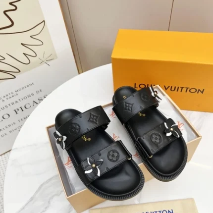 Louis Vuitton LV Sunset Flat Comfort Mule Black