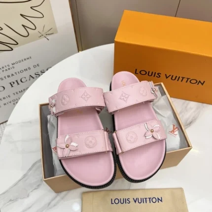 Louis Vuitton LV Sunset Flat Comfort Mule Light Pink