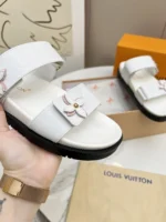 Louis Vuitton LV Sunset Flat Comfort Mule White