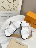 Louis Vuitton LV Sunset Flat Comfort Mule White