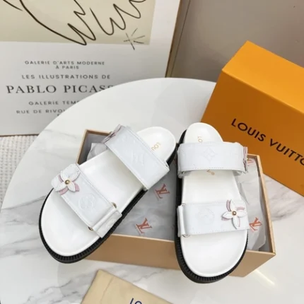 Louis Vuitton LV Sunset Flat Comfort Mule White