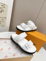 Louis Vuitton LV Sunset Flat Comfort Mule White