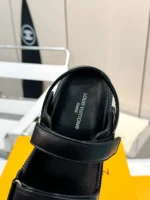 Louis Vuitton LV Sunset Flat Comfort Sandal Black