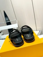 Louis Vuitton LV Sunset Flat Comfort Sandal Black