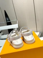 Louis Vuitton LV Sunset Flat Comfort Sandal White
