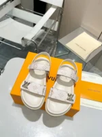 Louis Vuitton LV Sunset Flat Comfort Sandal White