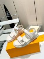 Louis Vuitton LV Sunset Flat Comfort Sandal White