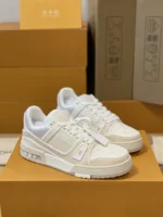 Louis Vuitton LV Trainer Beige Sneaker