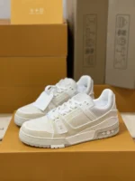 Louis Vuitton LV Trainer Beige Sneaker