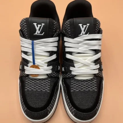 Louis Vuitton LV Trainer Black Damier 3D Denim