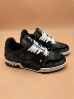 Louis Vuitton LV Trainer Black Damier 3D Denim