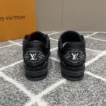 Louis Vuitton LV Trainer Black Monogram Denim Sneaker