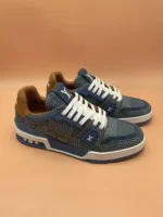 Louis Vuitton LV Trainer Blue Damier Sneaker