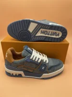 Louis Vuitton LV Trainer Blue Damier Sneaker
