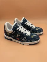 Louis Vuitton LV Trainer Blue Denim Sneaker