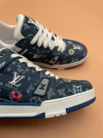 Louis Vuitton LV Trainer Blue Denim Sneaker