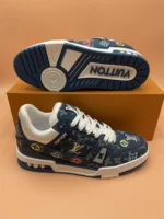 Louis Vuitton LV Trainer Blue Denim Sneaker