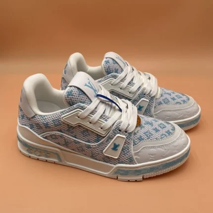 Louis Vuitton LV Trainer Blue Monogram Sneaker