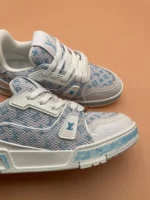 Louis Vuitton LV Trainer Blue Monogram Sneaker