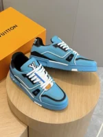 Louis Vuitton LV Trainer Blue Sneaker
