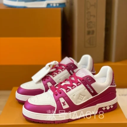 Louis Vuitton LV Trainer Fuchsia Pink Sneaker