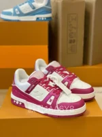 Louis Vuitton LV Trainer Fuchsia Pink Sneaker