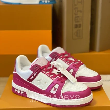 Louis Vuitton LV Trainer Fuchsia Pink Sneaker