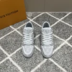 Louis Vuitton LV Trainer Grey Monogram Denim Sneaker