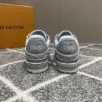 Louis Vuitton LV Trainer Grey Monogram Denim Sneaker