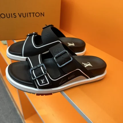 Louis Vuitton LV Trainer Mules Black