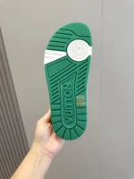 Louis Vuitton LV Trainer Mules Green