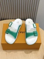 Louis Vuitton LV Trainer Mules Green