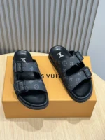 Louis Vuitton LV Trainer Mules Monogram Eclipse