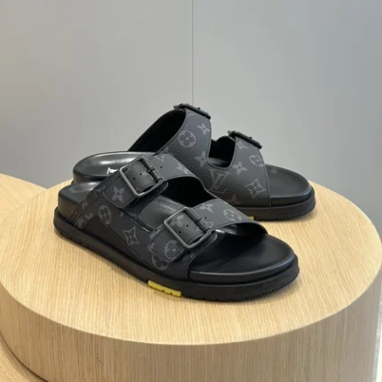 Louis Vuitton LV Trainer Mules Monogram Eclipse