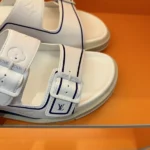 Louis Vuitton LV Trainer Mules White