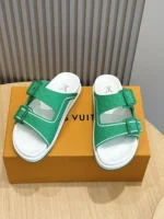 Louis Vuitton LV Trainer Mules in Green