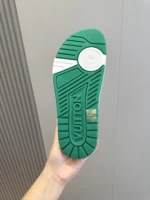 Louis Vuitton LV Trainer Mules in Green