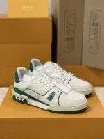 Louis Vuitton LV Trainer Sneaker Low White Green
