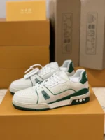 Louis Vuitton LV Trainer Sneaker Low White Green