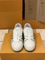 Louis Vuitton LV Trainer Sneaker Low White Green