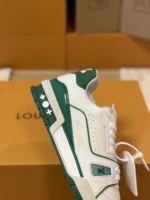 Louis Vuitton LV Trainer Sneaker Low White Green