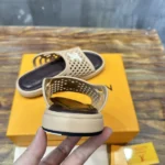 Louis Vuitton LV Waffle Mule Cognac